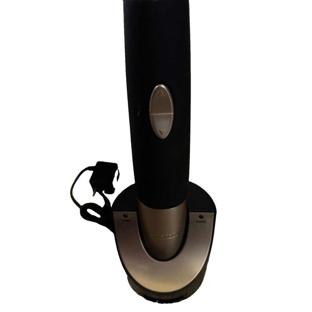 Cuisinart Cordless Wine Opener  Model CWO-48 With Foil Cutter Tested Working